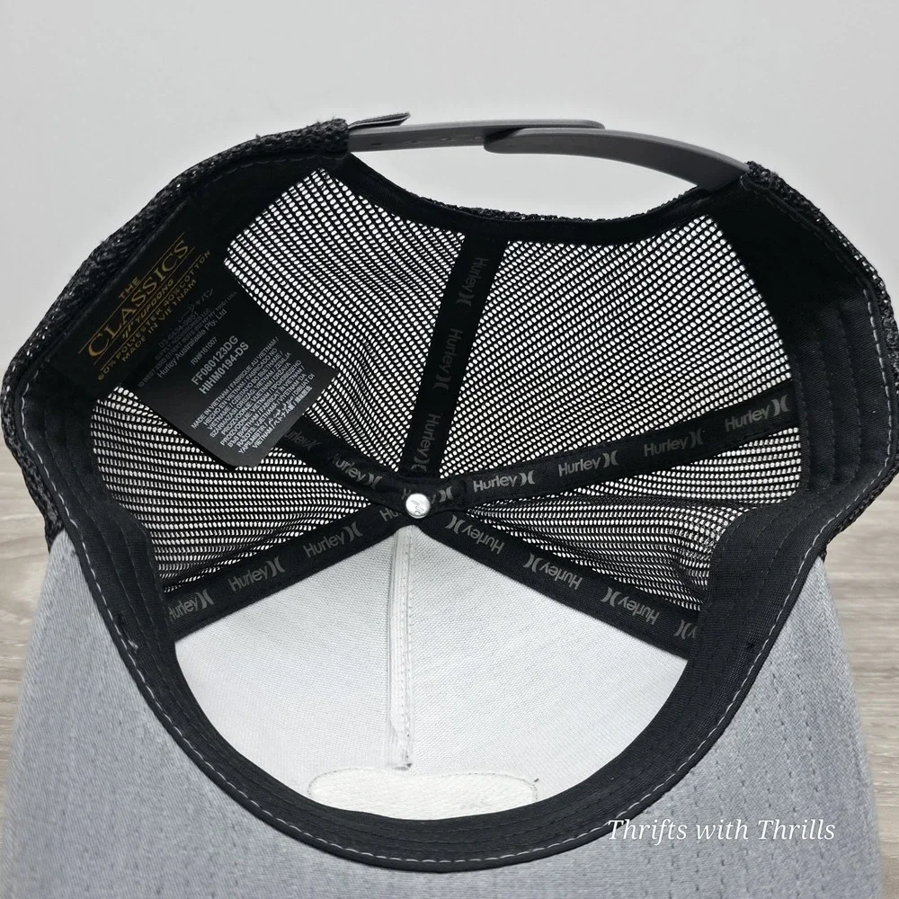 Hurley‎ Hat - Trucker Gray Hat - One Size